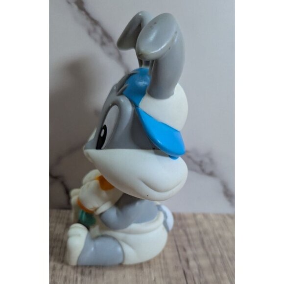 vintage Tyco Warner Bros  circa 1990's  "Tiny Toons" Baby Bugs Bunny 6" squeaker - Picture 5 of 10